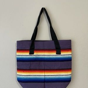 Aztec Mexican Blanket tote or bag purse serape
